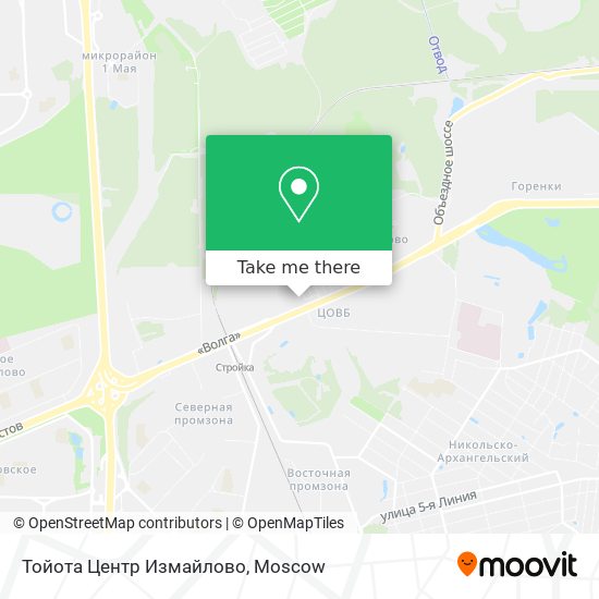 Тойота Центр Измайлово map