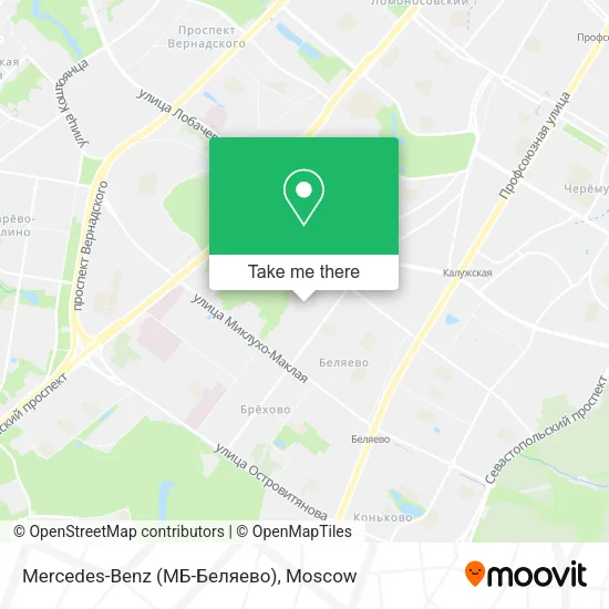 Mercedes-Benz (МБ-Беляево) map