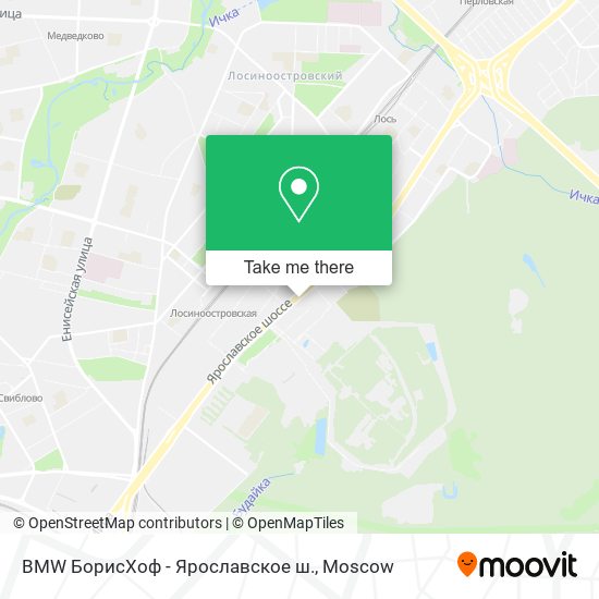 BMW БорисХоф - Ярославское ш. map