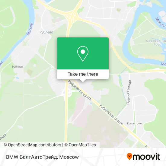 BMW БалтАвтоТрейд map