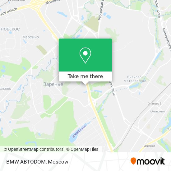 BMW АВТОDOM map