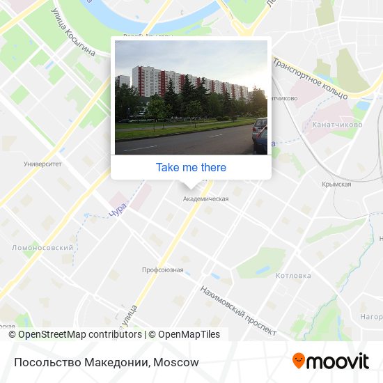 Посольство Македонии map