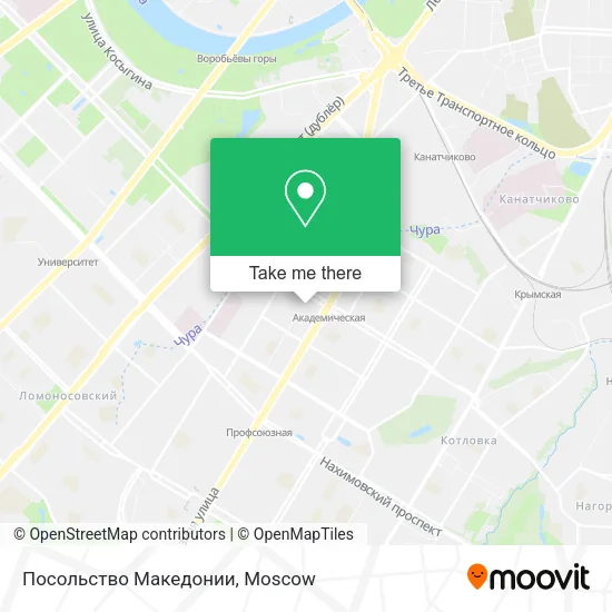 Посольство Македонии map