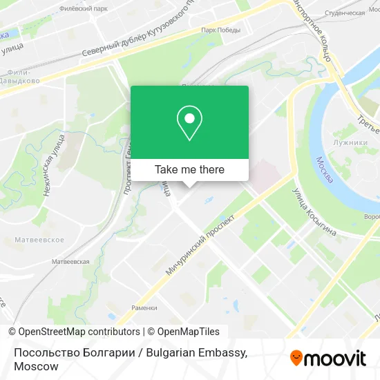 Посольство Болгарии / Bulgarian Embassy map