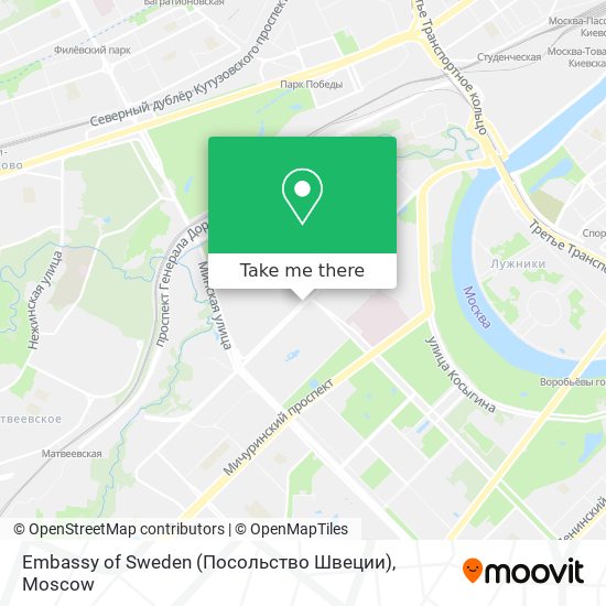 Embassy of Sweden (Посольство Швеции) map