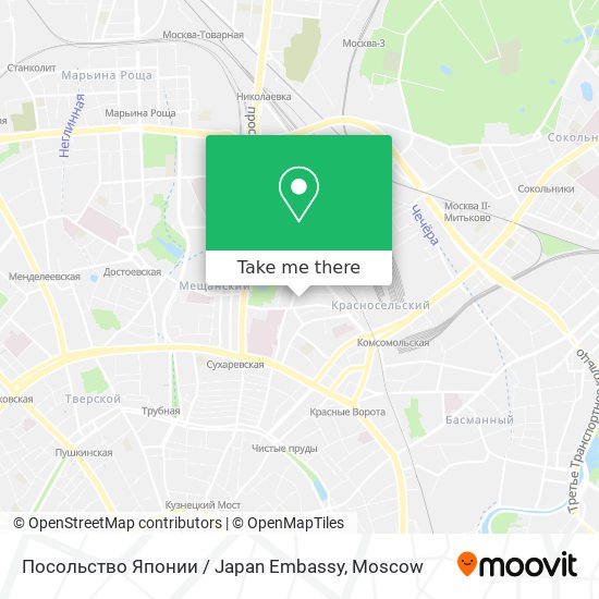 Посольство Японии / Japan Embassy map