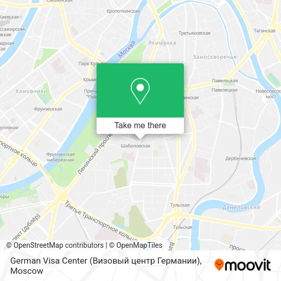 German Visa Center (Визовый центр Германии) map