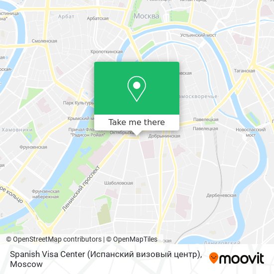 Spanish Visa Center (Испанский визовый центр) map