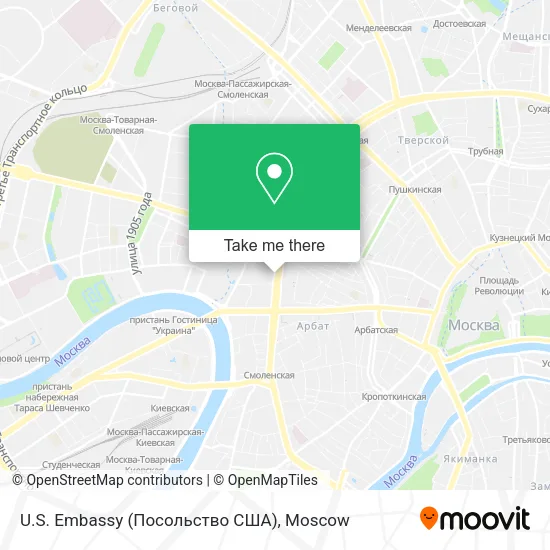 U.S. Embassy (Посольство США) map