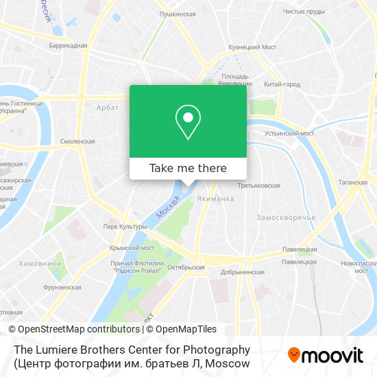 The Lumiere Brothers Center for Photography map