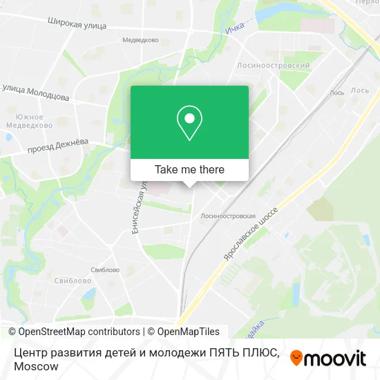 Центр развития детей и молодежи  ПЯТЬ ПЛЮС map