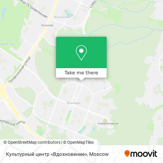 Культурный центр «Вдохновение» map