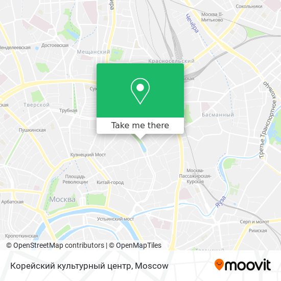 Корейский культурный центр map