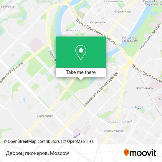 Дворец пионеров map