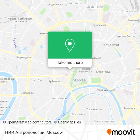 НИИ Антропологии map