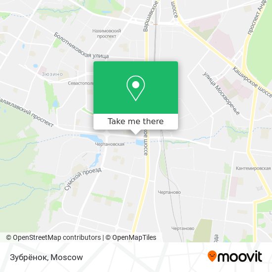 Зубрёнок map