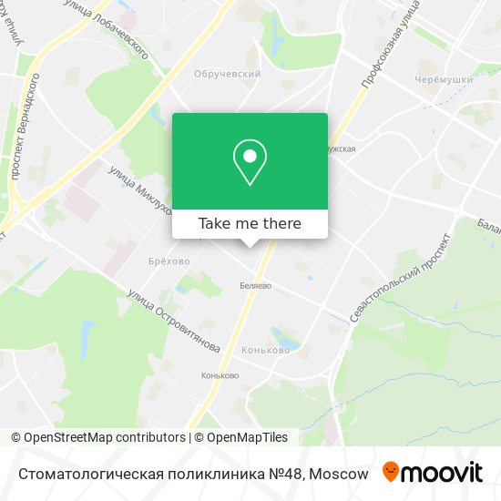 Стоматологическая поликлиника №48 map