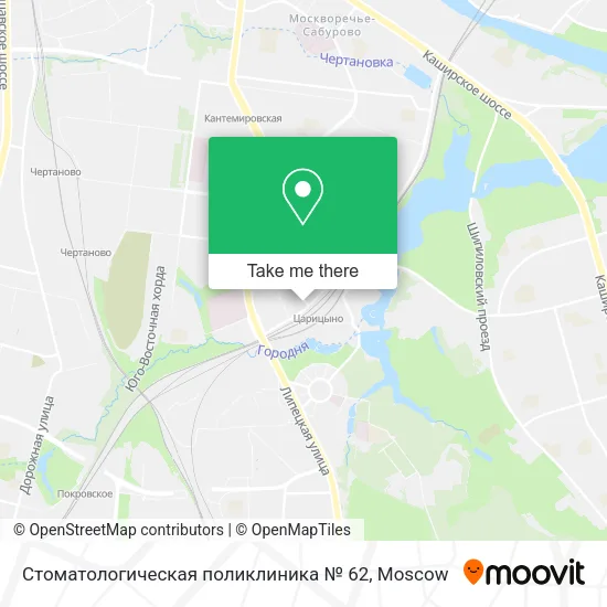 Стоматологическая поликлиника № 62 map