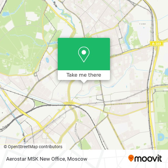 Aerostar MSK New Office map