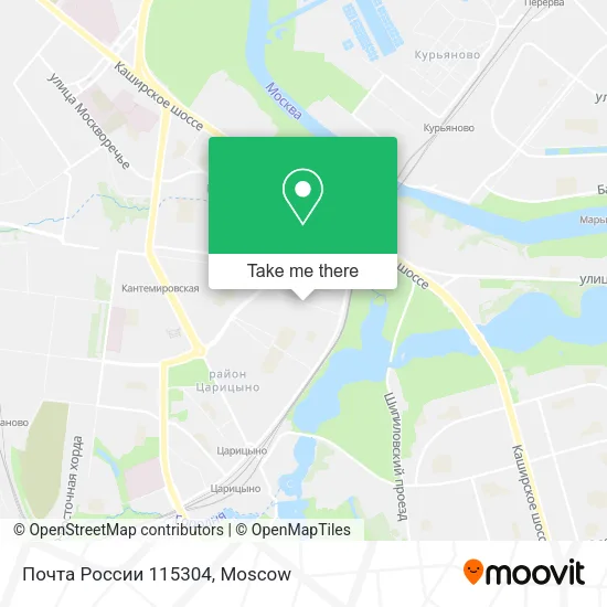 Почта России 115304 map