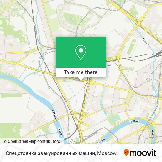 Спецстоянка эвакуированных машин map