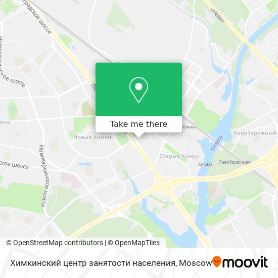 Химкинский центр занятости населения map