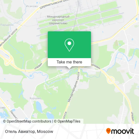 Отель Авиатор map