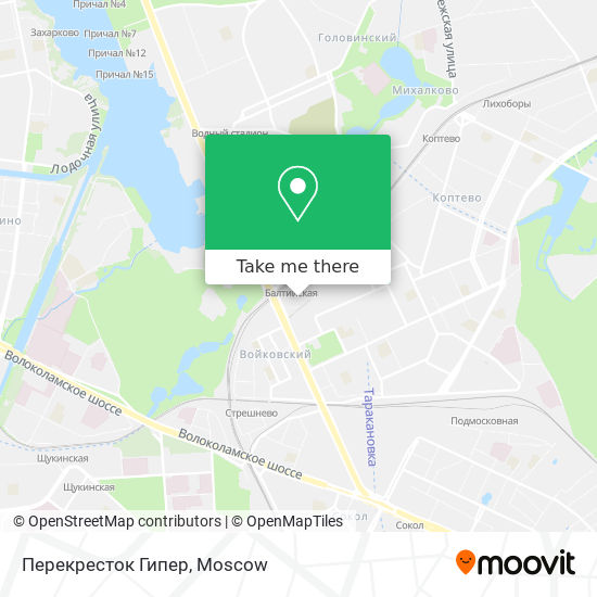 Перекресток Гипер map