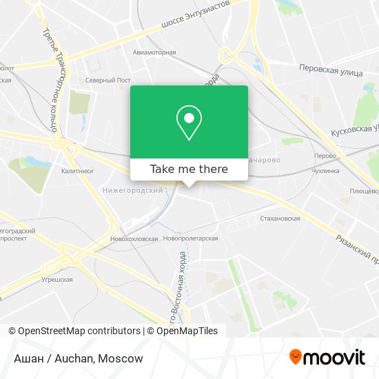 Ашан / Auchan map