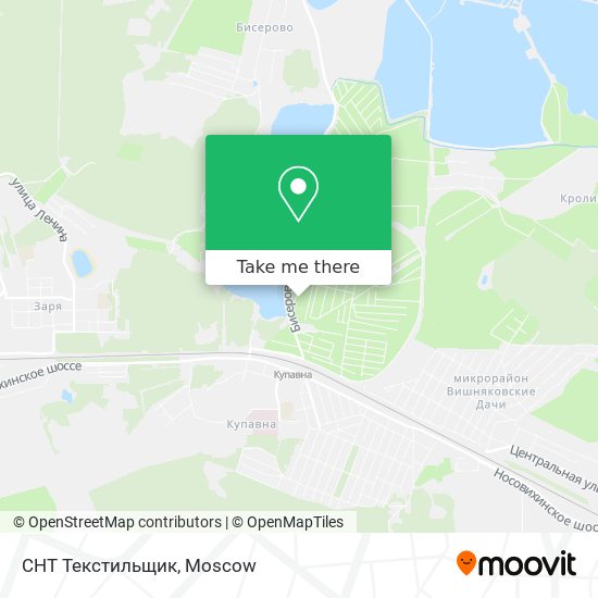 СНТ Текстильщик map