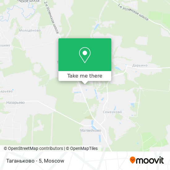 Таганьково - 5 map