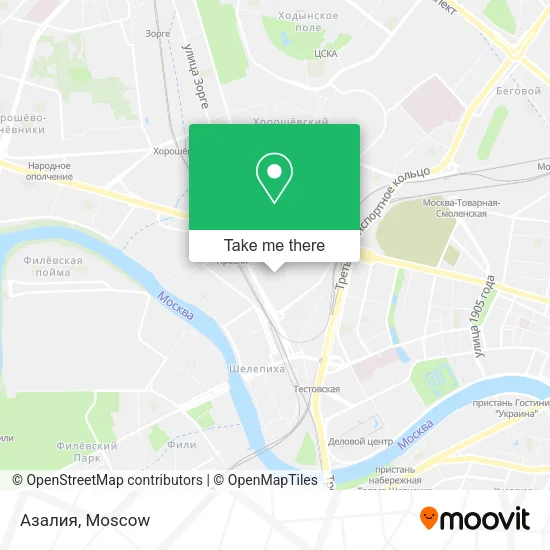 Азалия map