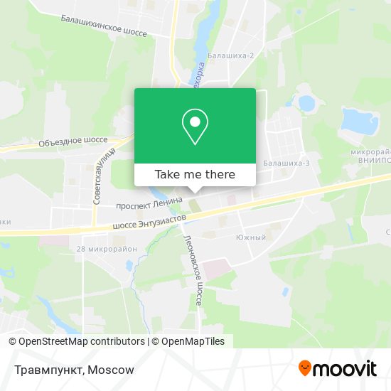 Травмпункт map