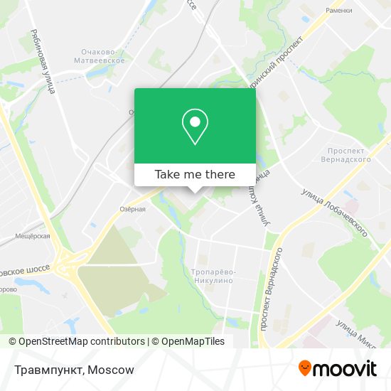 Травмпункт map