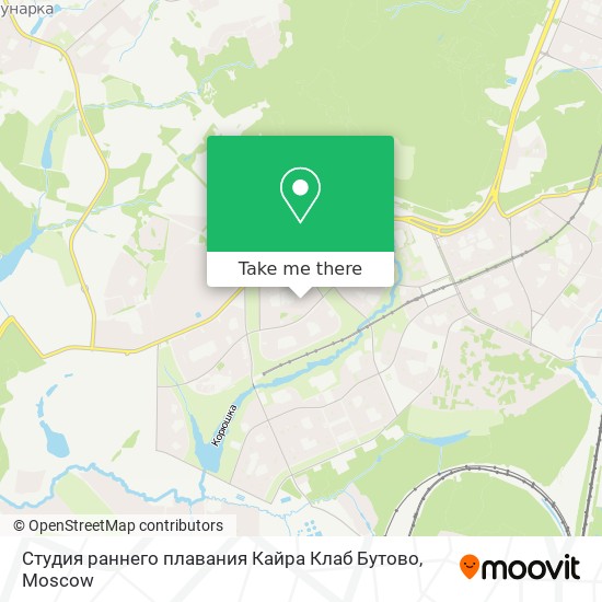 Студия раннего плавания Кайра Клаб Бутово map