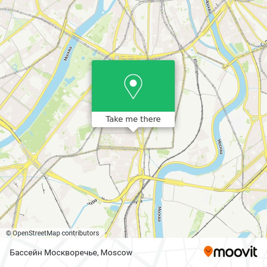 Бассейн Москворечье map