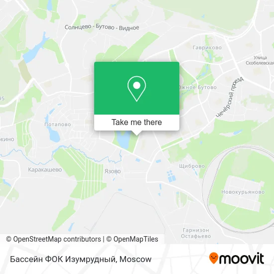 Бассейн ФОК  Изумрудный map