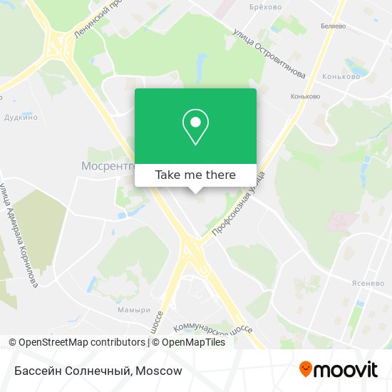 Бассейн  Солнечный map