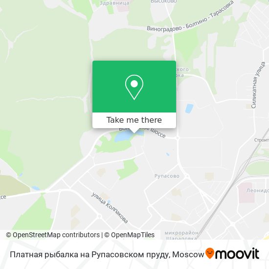 Платная рыбалка на Рупасовском пруду map