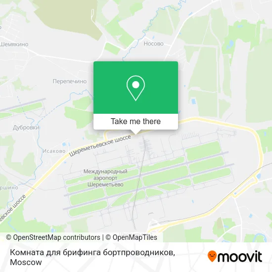 Комната для брифинга бортпроводников map