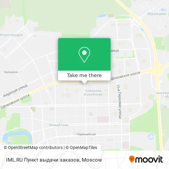 IML.RU Пункт выдачи заказов map