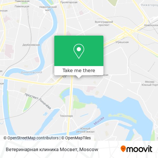 Ветеринарная клиника  Мосвет map