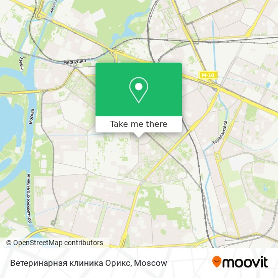 Ветеринарная клиника  Орикс map