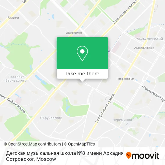 Детская музыкальная школа №8 имени Аркадия Островског map