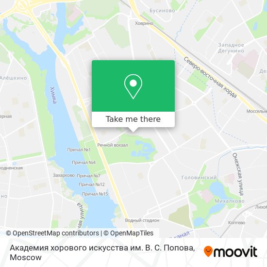 Академия хорового искусства им. В. С. Попова map