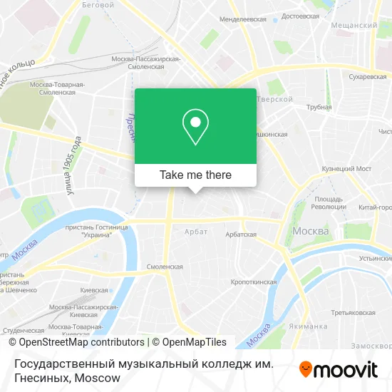 Государственный музыкальный колледж им. Гнесиных map