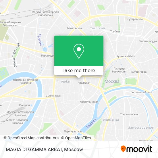 MAGIA DI GAMMA ARBAT map