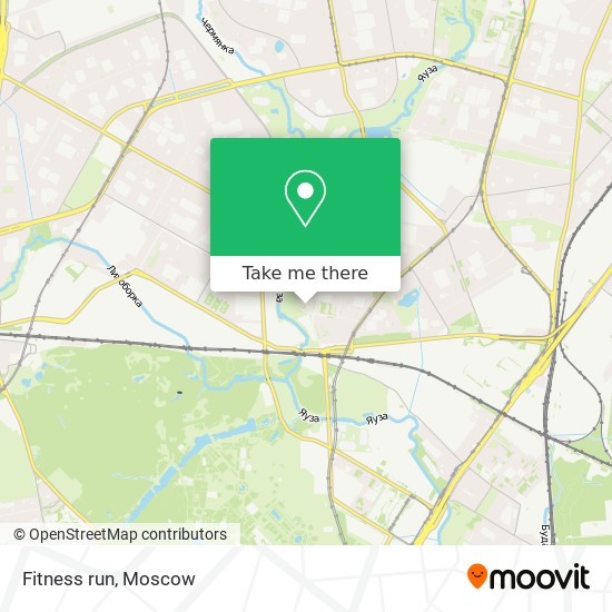 Fitness run map