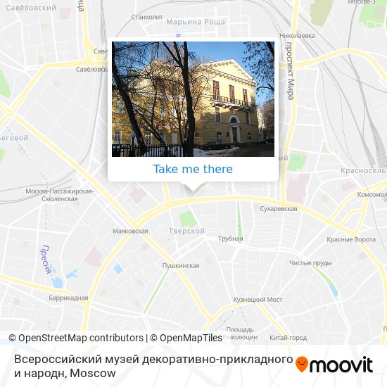 Всероссийский музей декоративно-прикладного и народн map