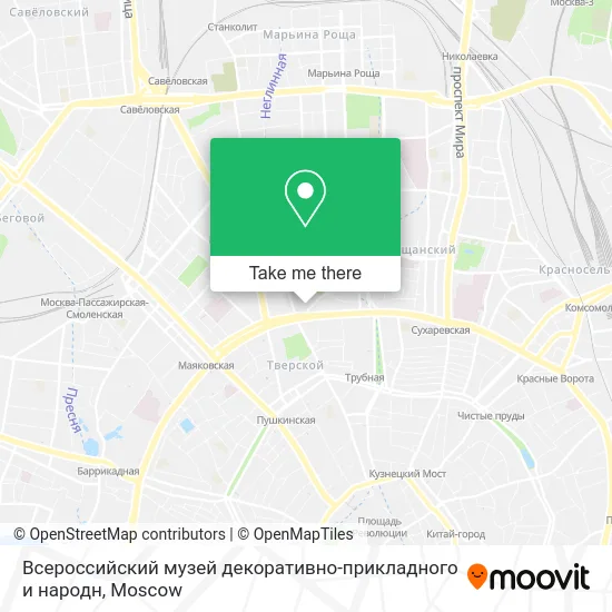 Всероссийский музей декоративно-прикладного и народн map